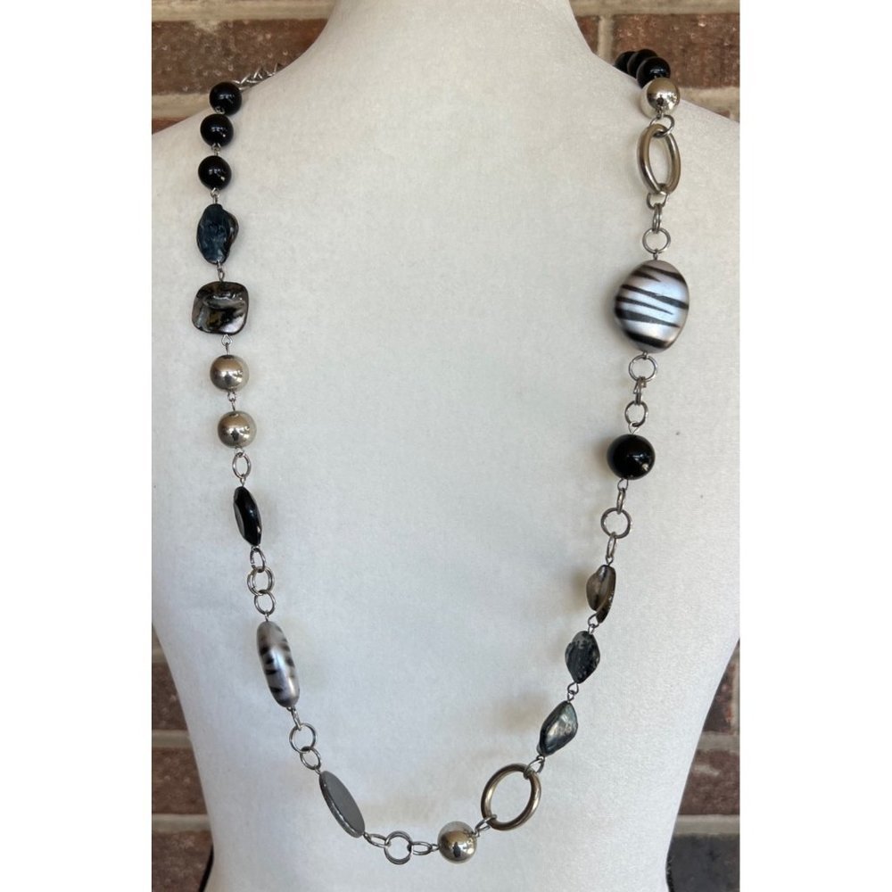 Black & Silver Necklace